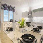 VillaVuokatti - Villa Pearl White Kitchen